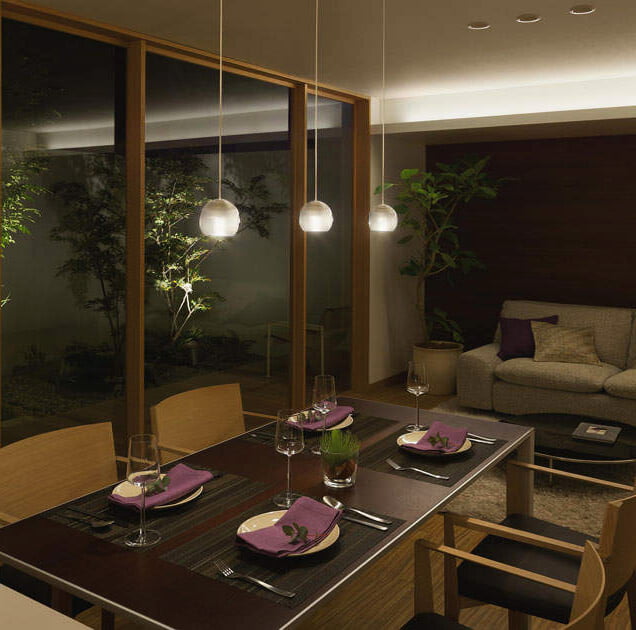 クリア ダイコー製ペンダントライト DPN-41497YG DA-0610B-WH