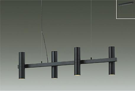 4灯　黒 ダイコー製ペンダントライト DPN-42018YG DA-1631W-BK