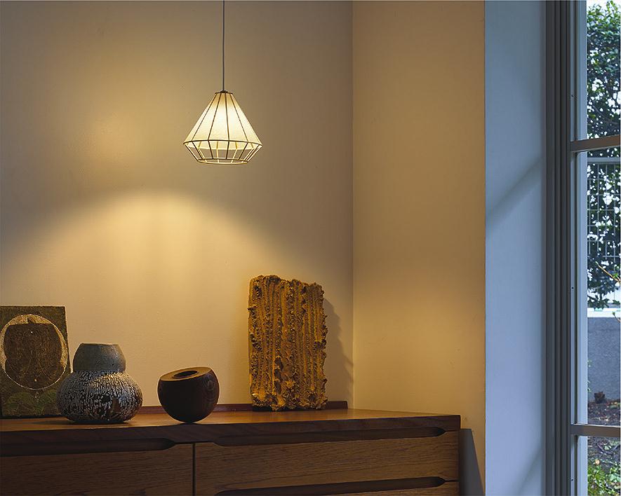 和紙 φ186 ダイコー製ペンダントライト DPN-42269Y DA-1761D-WH