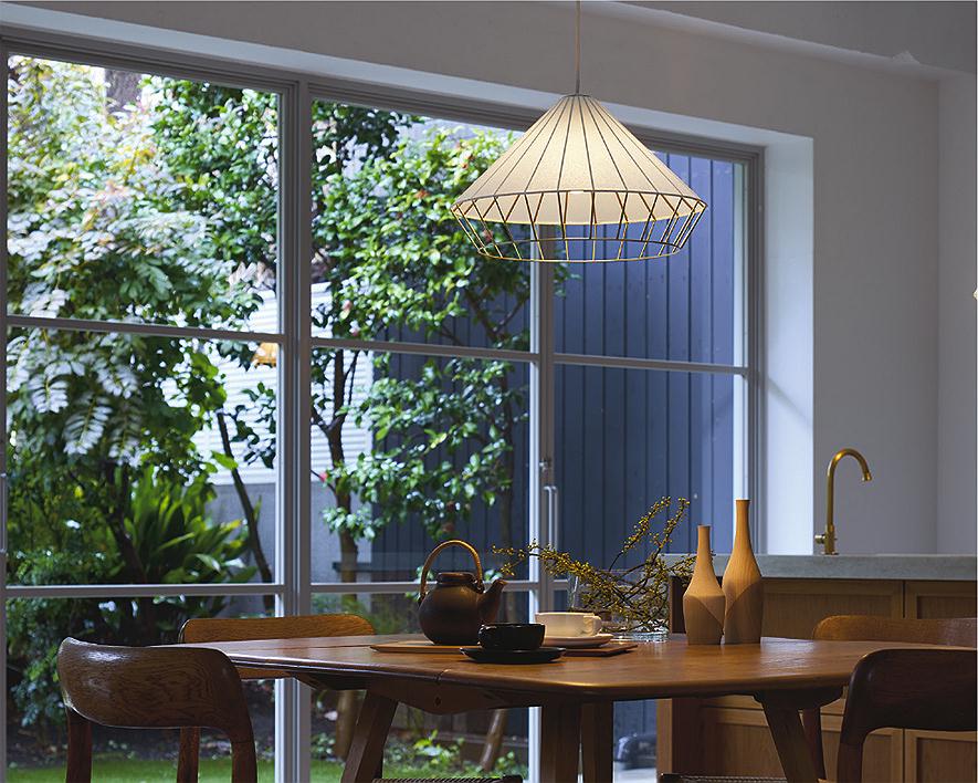 和紙 φ420 ダイコー製ペンダントライト DPN-42271Y DA-1760W-WH