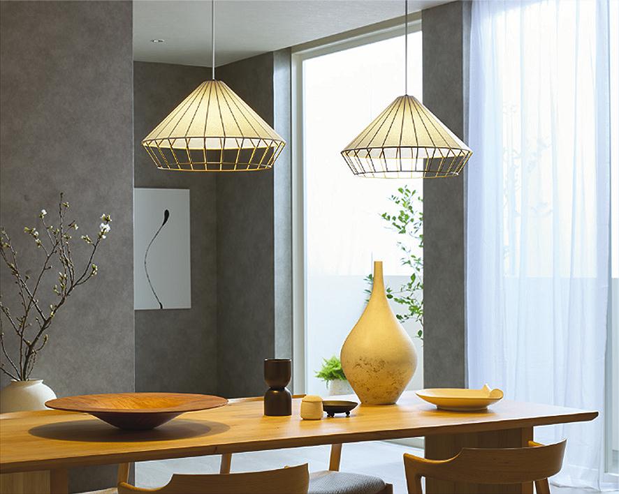 和紙 φ420 ダイコー製ペンダントライト DPN-42271Y DA-1760W-WH