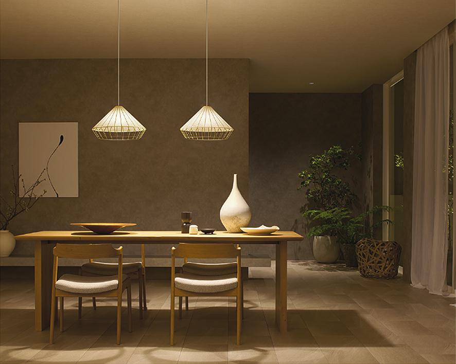 和紙 φ420 ダイコー製ペンダントライト DPN-42271Y DA-1760W-WH