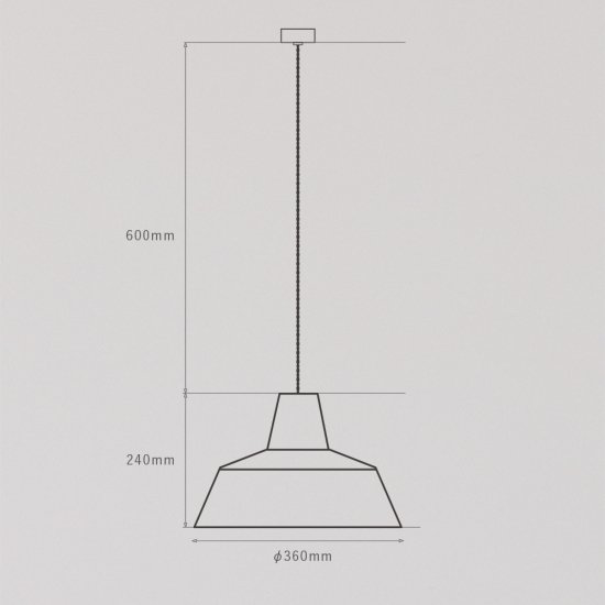 グリーン ハモサ製ペンダントライト EN-001(GR)+2BULB fabric cord HM-0250E-GN HERMOSA EN-001 S01 機能説明画像-02