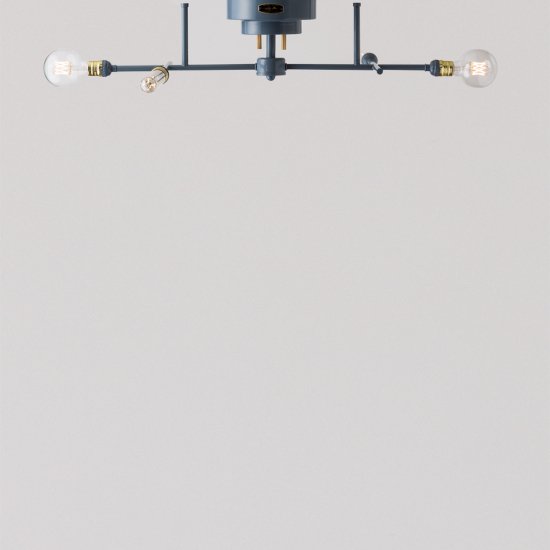 ブラック ハモサ製シーリングライト FP-004(BK) HM-0140E-BK