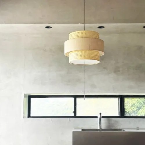 ナチュラル ハモサ製ペンダントライト RN-003NT HM-0290E-NT