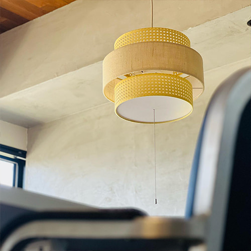 ナチュラル ハモサ製ペンダントライト RN-003NT HM-0290E-NT