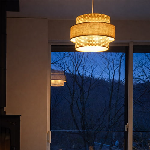 ナチュラル ハモサ製ペンダントライト RN-003NT HM-0290E-NT