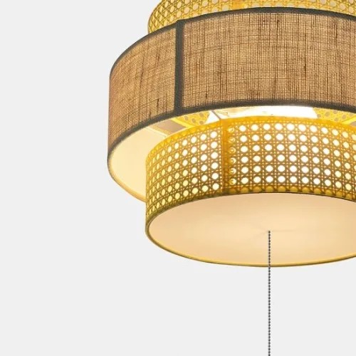 ウォールナット ハモサ製ペンダントライト RN-003WAL HM-0290E-BR