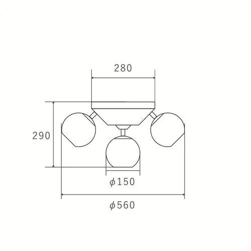 シルバー ハモサ製シーリングライト GS-024SVGY HM-0310E-SV HM GS-024SVGY S01 機能説明画像-02