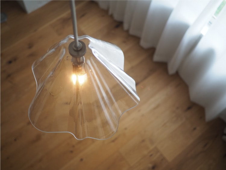 ガラス クリアオーロラ インターフォルム製ペンダントライト LT-4594 IF-1240E-CL