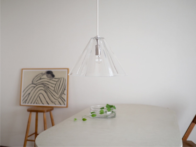 ガラス クリアオーロラ インターフォルム製ペンダントライト LT-4594 IF-1240E-CL