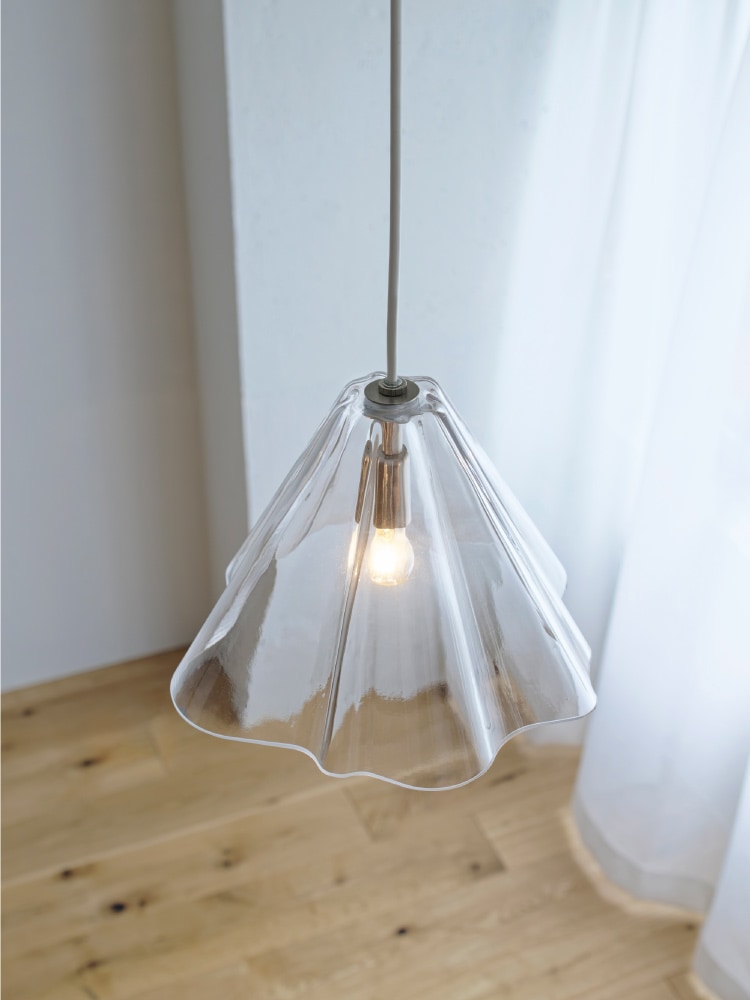 ガラス クリアオーロラ インターフォルム製ペンダントライト LT-4594 IF-1240E-CL