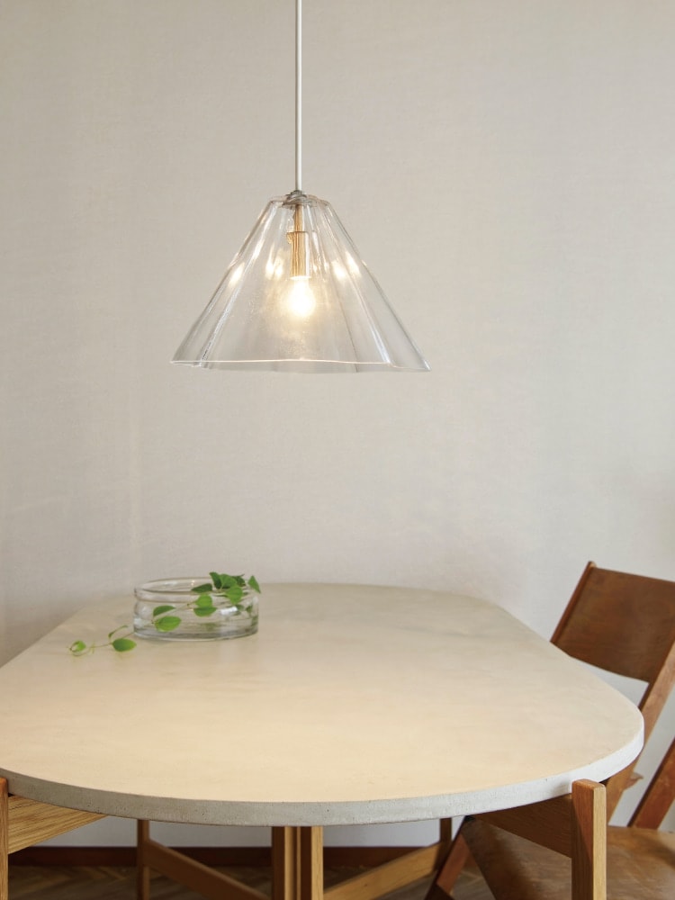 ガラス クリアオーロラ インターフォルム製ペンダントライト LT-4594 IF-1240E-CL