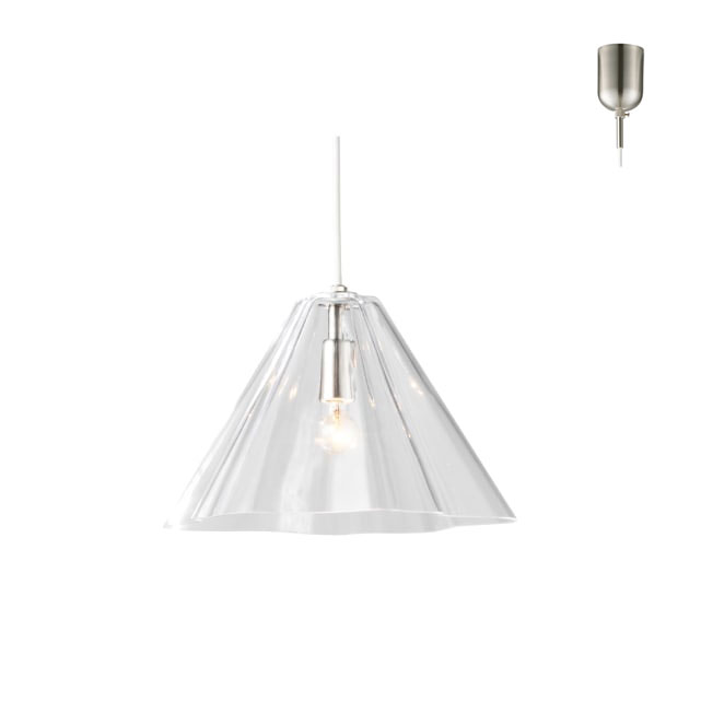 ガラス クリアオーロラ インターフォルム製ペンダントライト LT-4594 IF-1240E-CL