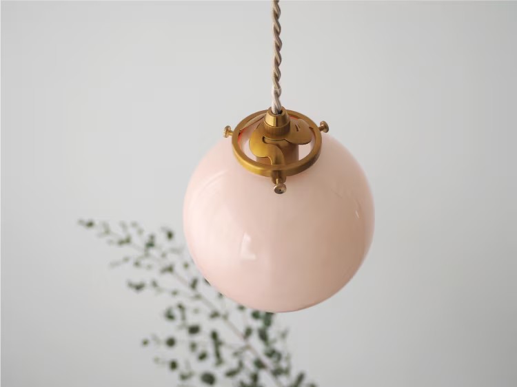 ピーチピンク インターフォルム製ペンダントライト LT-4639PK IF-1310E-PK