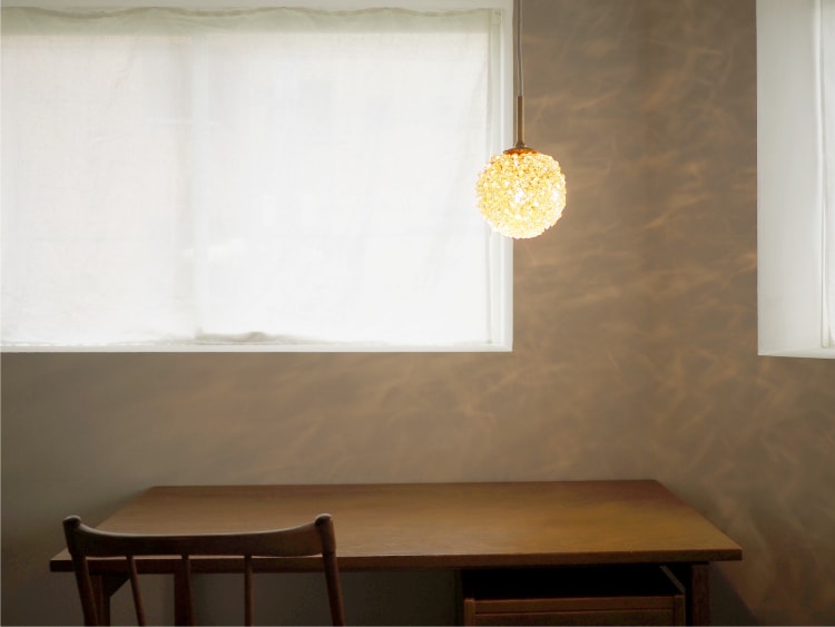 クリア×クリスタルガラス インターフォルム製ペンダントライト LT-4581CL IF-1250E-CL