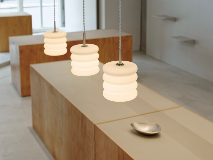 ガラス マット インターフォルム製ペンダントライト LT-4597 IF-1260E-WH