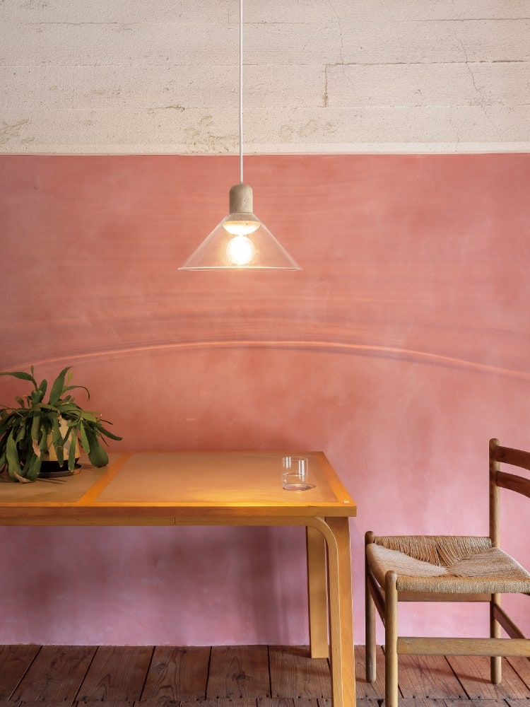 ガラス×大理石 ブラウン インターフォルム製ペンダントライト LT-4575BN IF-1230E-BR