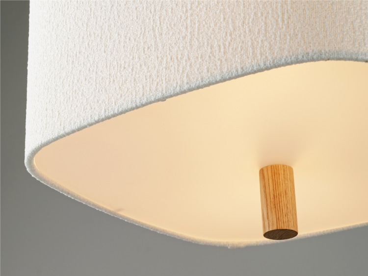 ホワイト 布 インターフォルム製ペンダントライト LT-4572 IF-1210E-WH