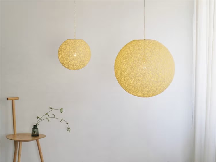 ペーパーコード Sサイズ インターフォルム製ペンダントライト LT-4652 IF-1280E-WH