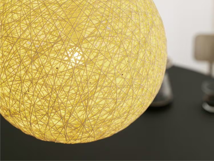 ペーパーコード Sサイズ インターフォルム製ペンダントライト LT-4652 IF-1280E-WH