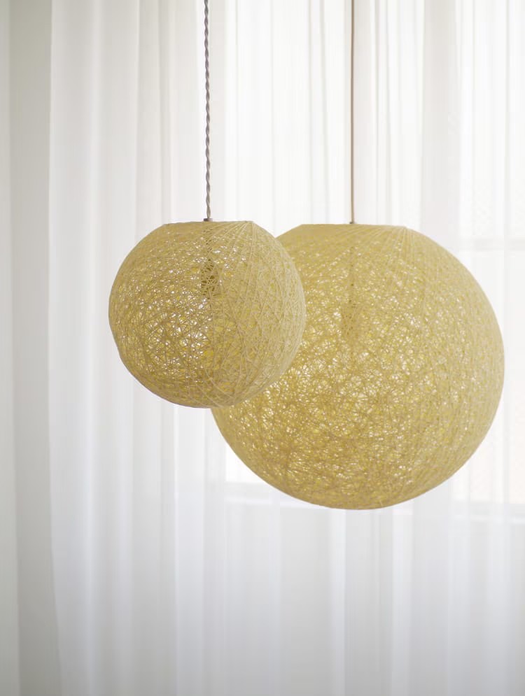 ペーパーコード Sサイズ インターフォルム製ペンダントライト LT-4652 IF-1280E-WH