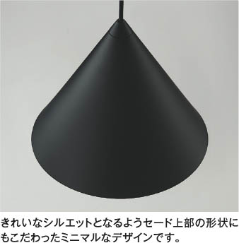 マットブラック コイズミ製ペンダントライト AP55559 KO-1280D-BK