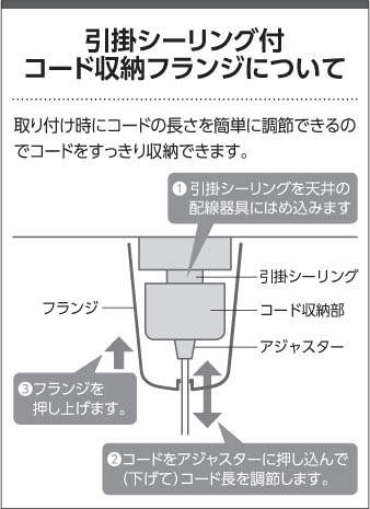 14畳 高天井対応 コイズミ製ペンダントライトAP44866L KO-0920E-WH KOIZUMI K19P125 F01 機能説明画像03