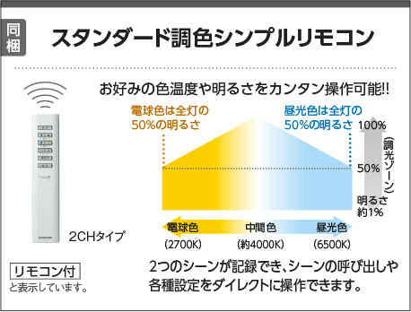 ウォームホワイト×ナチュラルウッド コイズミ製ペンダントライト AP57256 KO-1420E-WH KO C03-142 F01 機能説明画像01