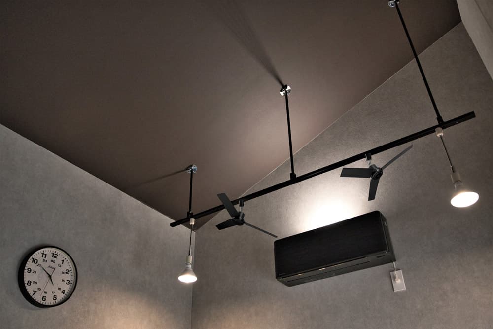 ブラック メルクロス製シーリングファン #003329(BK) MR-0062D-BK