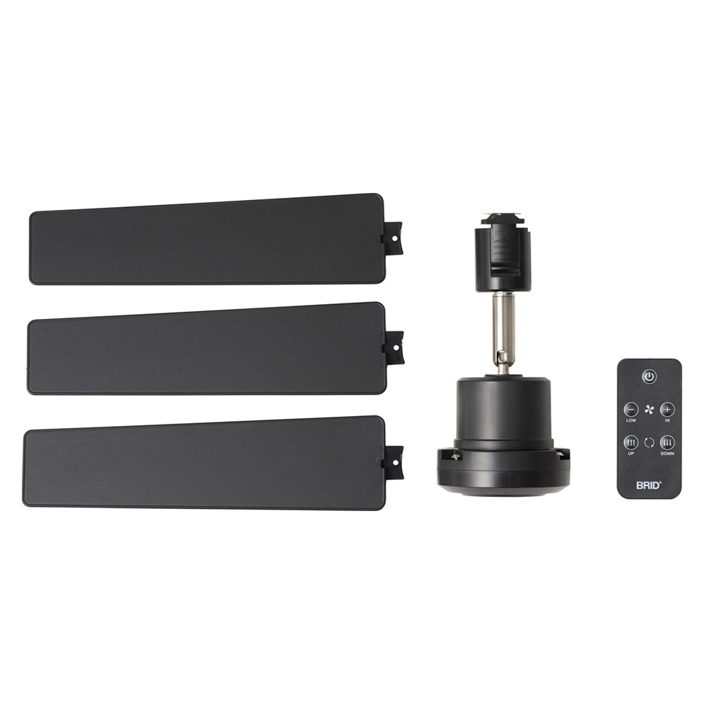 ブラック メルクロス製シーリングファン #003329(BK) MR-0062D-BK