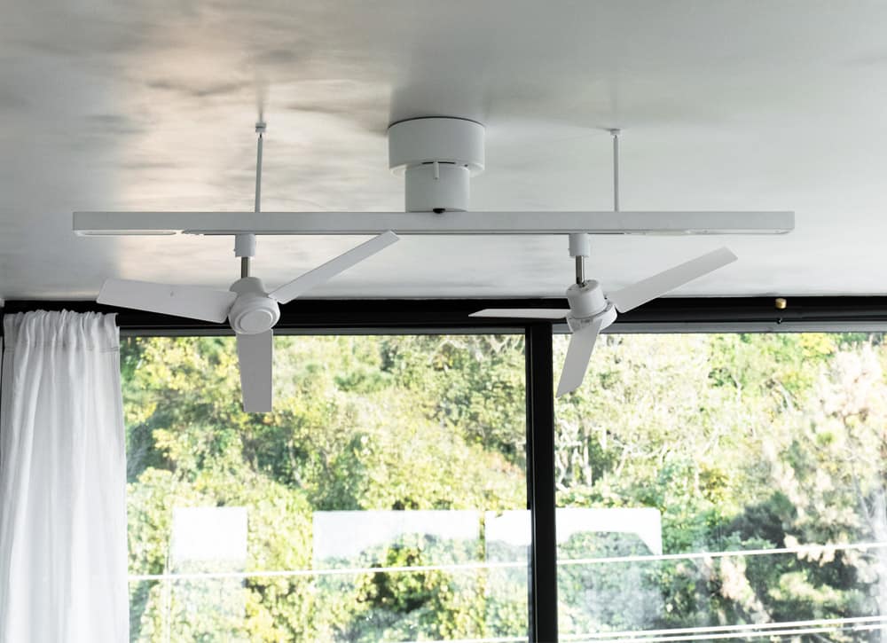 ホワイト メルクロス製シーリングファン #003329(WH) MR-0062D-WH