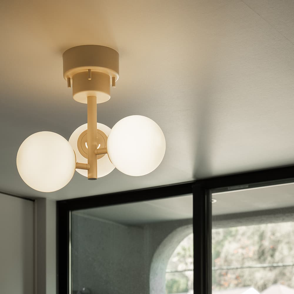 ブラック 3灯 メルクロス製シーリングライト 003365(BK) MR-0171E-BK