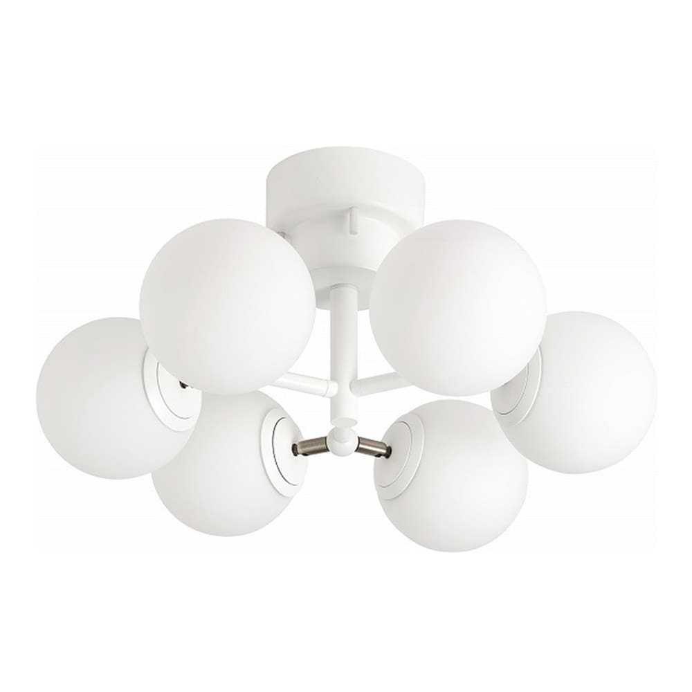 ホワイト 6灯 メルクロス製シーリングライト メイン型番 関連商品 メインイメージ01