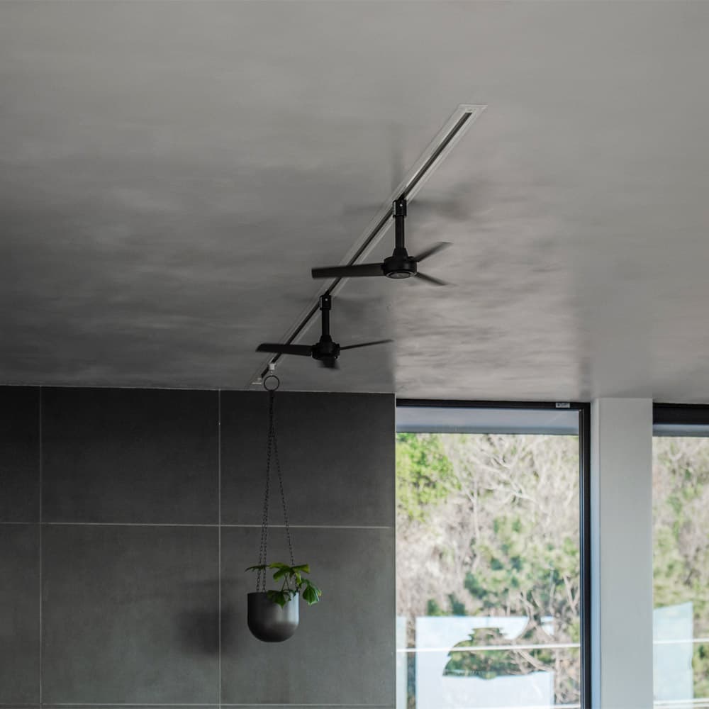 ブラック メルクロス製シーリングファン #003389(BK) MR-0064D-BK