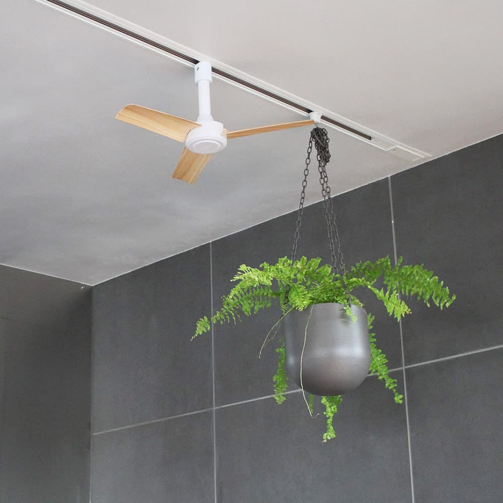 ホワイト/ナチュラル メルクロス製シーリングファン #003389(WH/NT) MR-0064D-NT