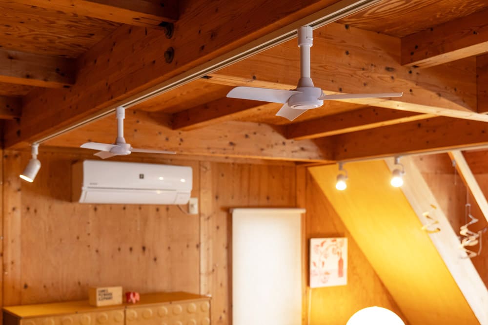 ホワイト メルクロス製シーリングファン #003389(WH) MR-0064D-WH