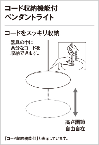 金箔貼り木材  白色 オーデリック製ペンダントライトOP252585R OD-0610E-WH ODELIC C04003 F01 機能説明画像02