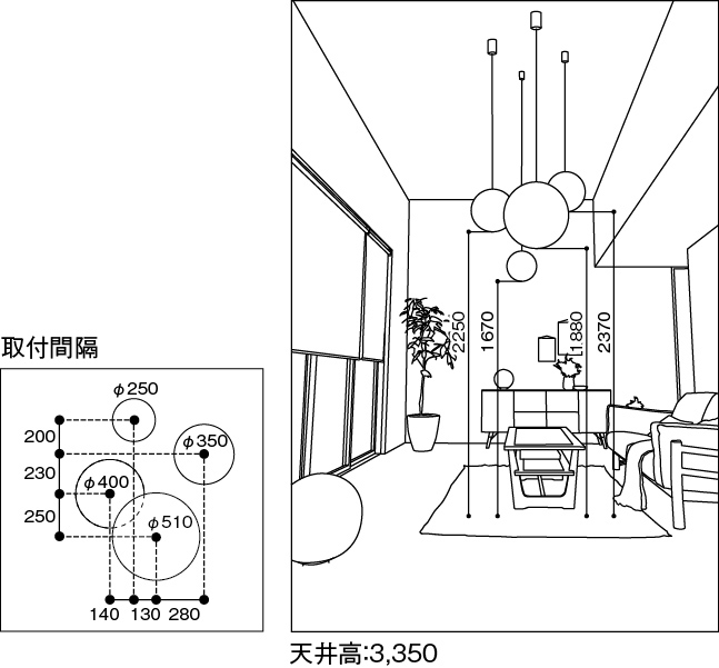 オーデリック製ペンダントライト OP034119LR / OP034119NR / OP034119RG