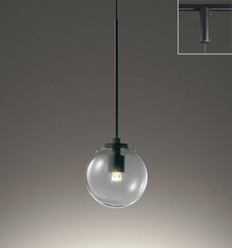 ガラス Φ120 オーデリック製ペンダントライト OP273057BR OD-2120D-CL