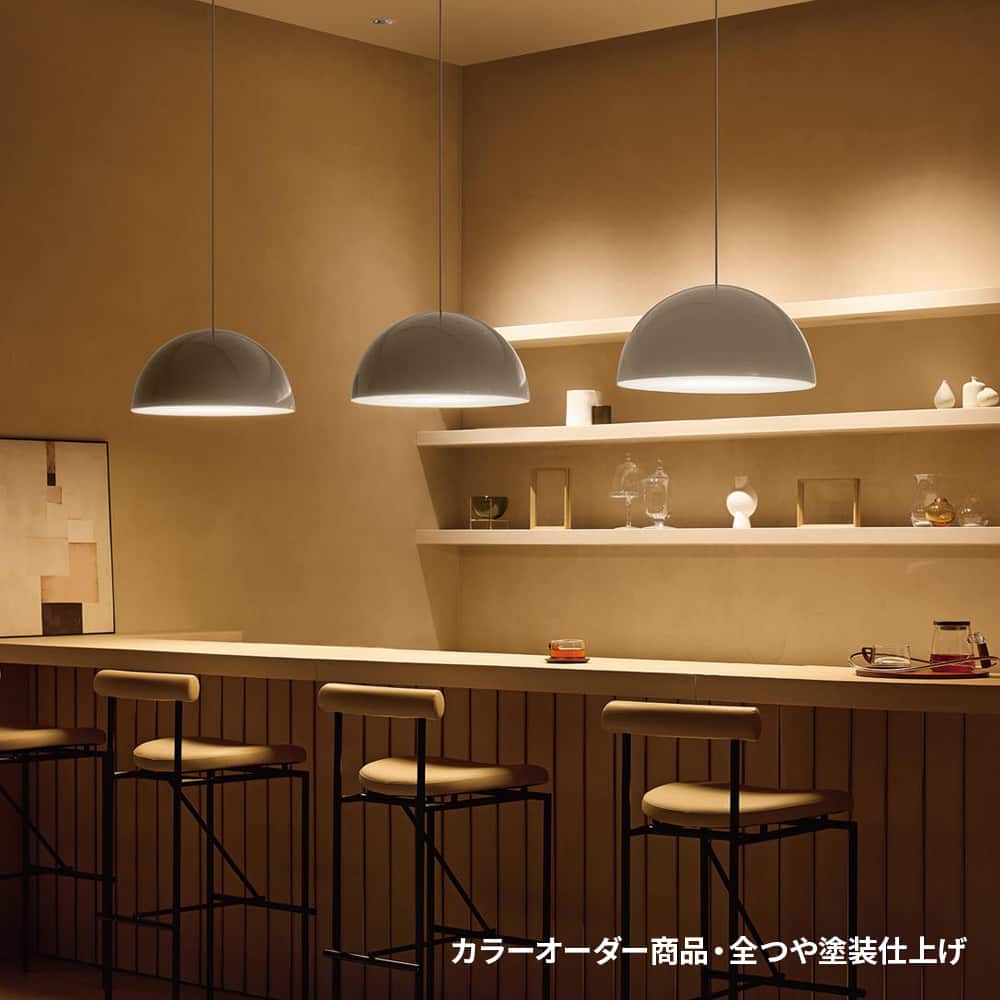 アイボリーグレーつや消し Mサイズ パナソニック製ペンダントライト SLB15152G PN-0060D-IV