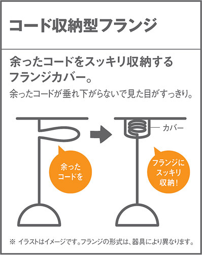 ブラック(乳白・スモーク塗装) パナソニック製ペンダントライトLGB16447 PN-1160D-BK Panasonic SE4000 F01 機能説明画像01